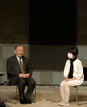 田中先生と坂口氏　デモンストレーション写真